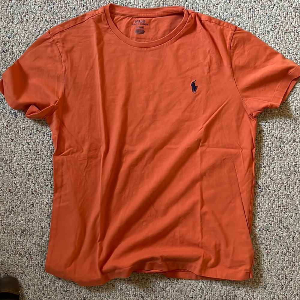 Orange Polo Ralph Lauren T Shirt